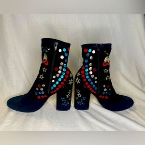 Unique and gorgeous Valentino Astro Couture Galaxy Ankle Boot